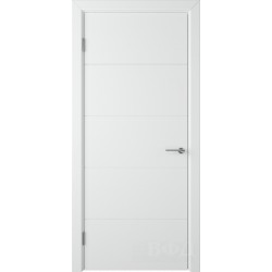 Межкомнатная дверь Тривиа (Trivia) белая эмаль