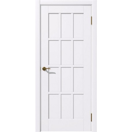 Дверь Терция Винил белый (700мм, ПГ, 2000мм, 38мм, Soft-touch, белый)