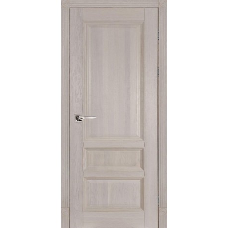 Дверь Аристократ № 1 структ. ГРЕЙ (600мм, ПГ, 2000мм, 40мм, массив дуба DSW структурир., грей)