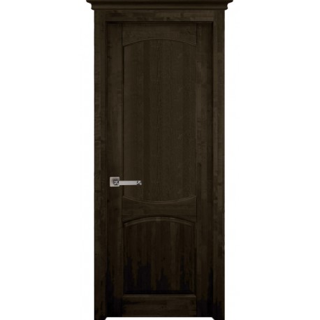 Дверь Барроу ВЕНГЕ (700мм, ПГ, 2000мм, 40мм, натуральный массив ольхи, венге)