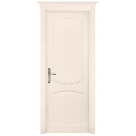 Дверь Барроу КРЕМ (600мм, ПГ, 2000мм, 40мм, натуральный массив ольхи, крем)