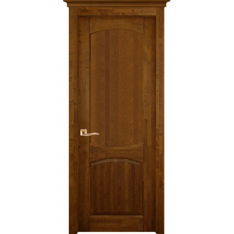 Дверь Барроу МЕД (900мм, ПГ, 2000мм, 40мм, натуральный массив ольхи, мед)