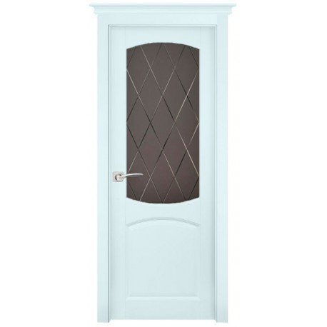 Дверь Барроу СКАЙ (600мм, ПОС, 2000мм, 40мм, натуральный массив ольхи, скай)