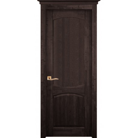 Дверь Барроу ЭЙВОРИ БЛЕК (700мм, ПГ, 2000мм, 40мм, натуральный массив ольхи, эйвори блек)